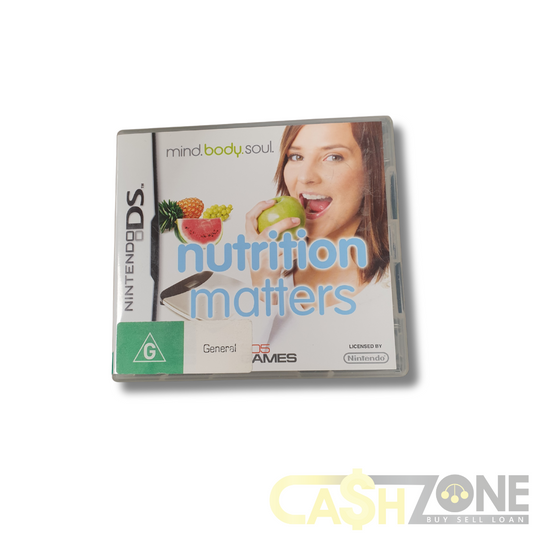 Nutrition Matters Nintendo DS Game