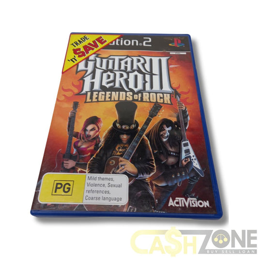 Guitar Hero III: Legends Of Rock PS2 Game