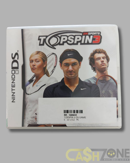 Topspin 3 Nintendo DS Game