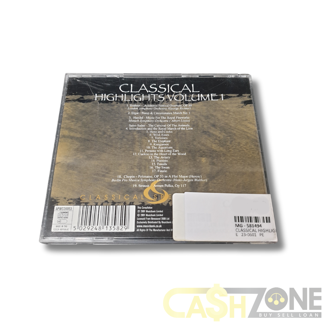 Classical Highlights Volume 1 CD