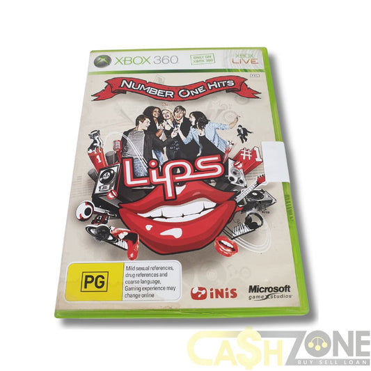 Lips: Number One Hits Xbox 360 Game PAL