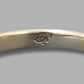 Ladies 9ct Yellow Gold Clear Stone Ring