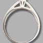 9CT Ladies White Gold Engagement Ring