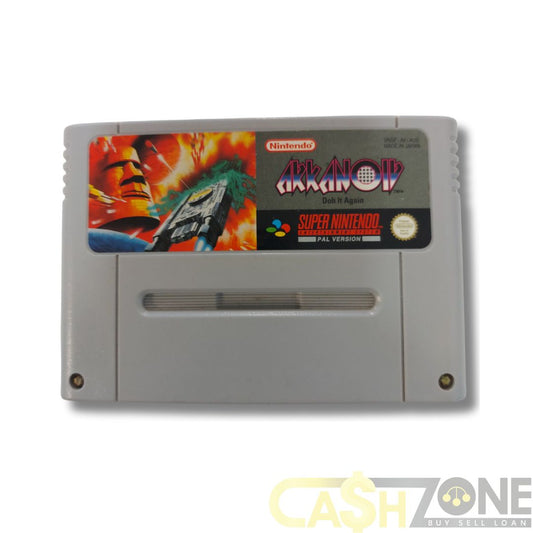 Arkanoid: Doh It Again SNES Game PAL Version