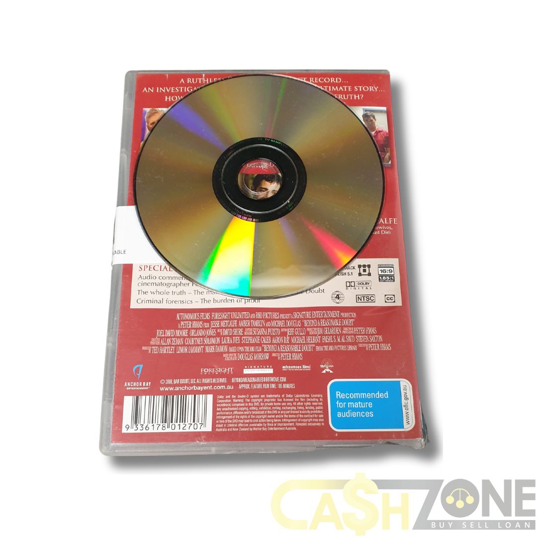 Beyond A Reasonable Doubt DVD Movie