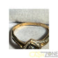 Ladies 9ct Yellow Gold Clear Stone Heart Shaped Ring