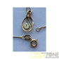 9CT Yellow Gold Box Necklace With Pendant