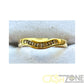 Ladies 18ct Yellow Gold Clear Stone Ring