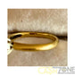 Ladies 9ct Yellow Gold Clear Stone Ring