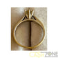 Ladies 18ct White Gold Traditional Clear Stone Ring