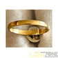 Ladies 9ct Yellow Gold Solitaire Style Clear Stone Ring