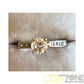 Ladies 9ct White Gold Clear Stone Bridal Set