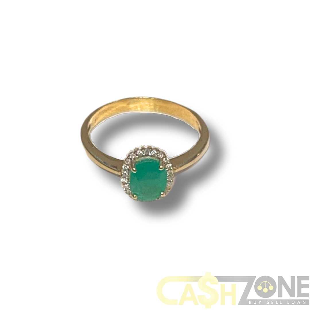 Green and sale gold gemstone