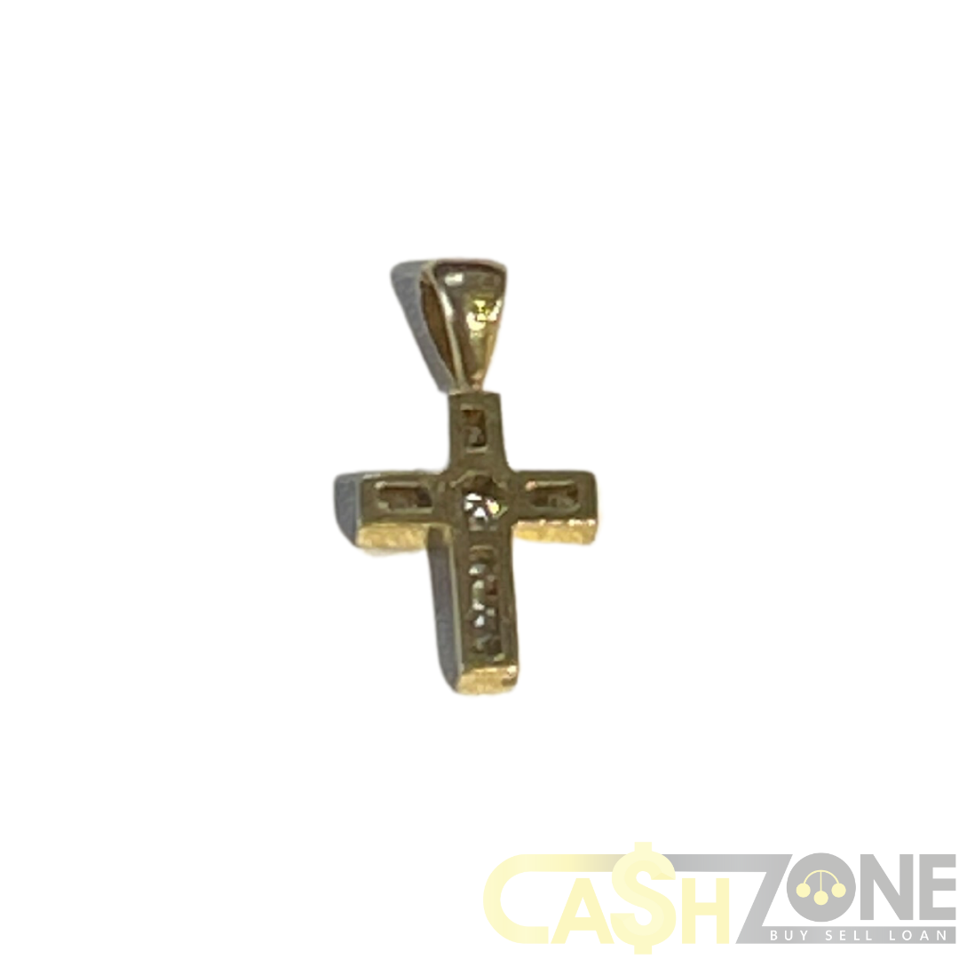 Gold cross hot sale pendant australia