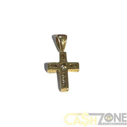 18CT Yellow Gold Cross Pendant