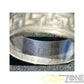 9CT White Gold Men's Patterned Ring