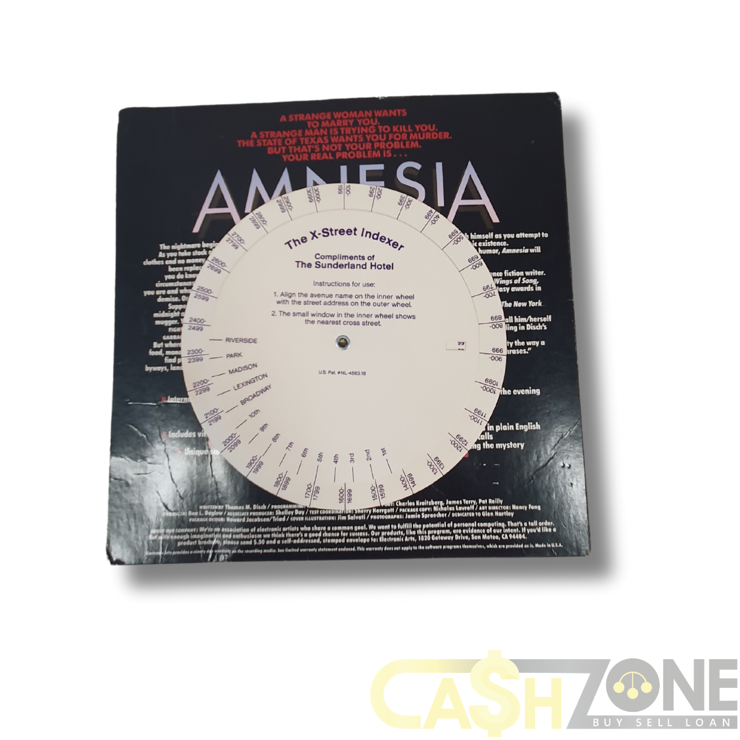 Thomas M Disch's Amnesia C64 Game