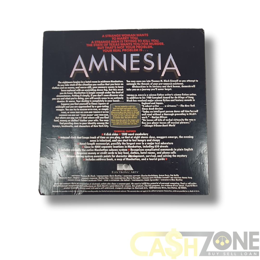 Thomas M Disch's Amnesia C64 Game