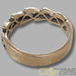 9CT Yellow Gold Ladies Woven Pattern Ring