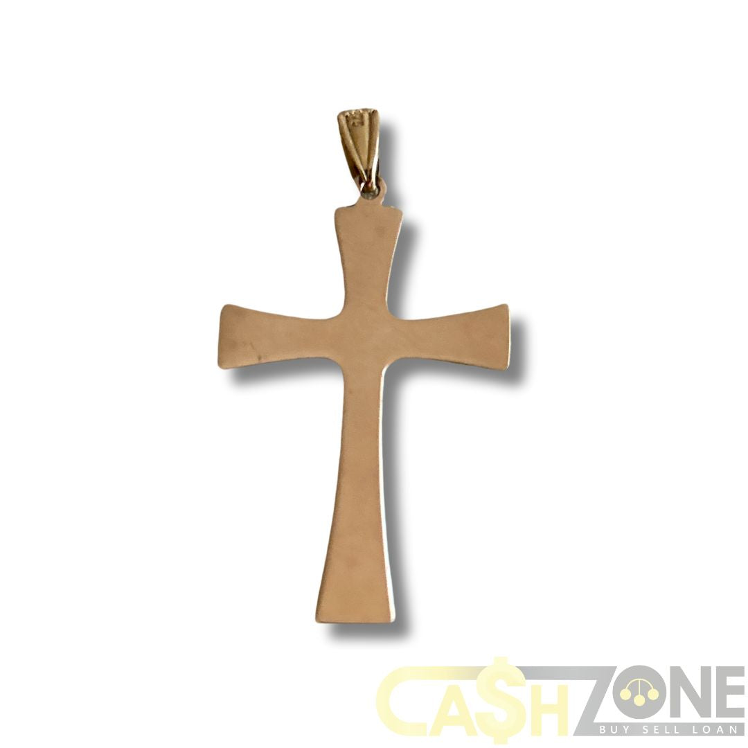 9CT Yellow Gold Cross Pendant