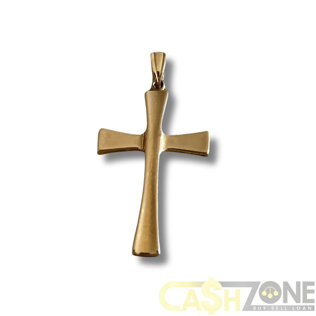 9CT Yellow Gold Cross Pendant