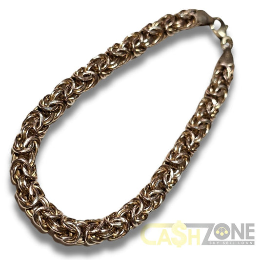 9CT Ladies Yellow Gold Multi Link 21cm Bracelet