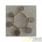 9CT Yellow Gold Figaro Bracelet W/2001 5 Cent Piece Charms