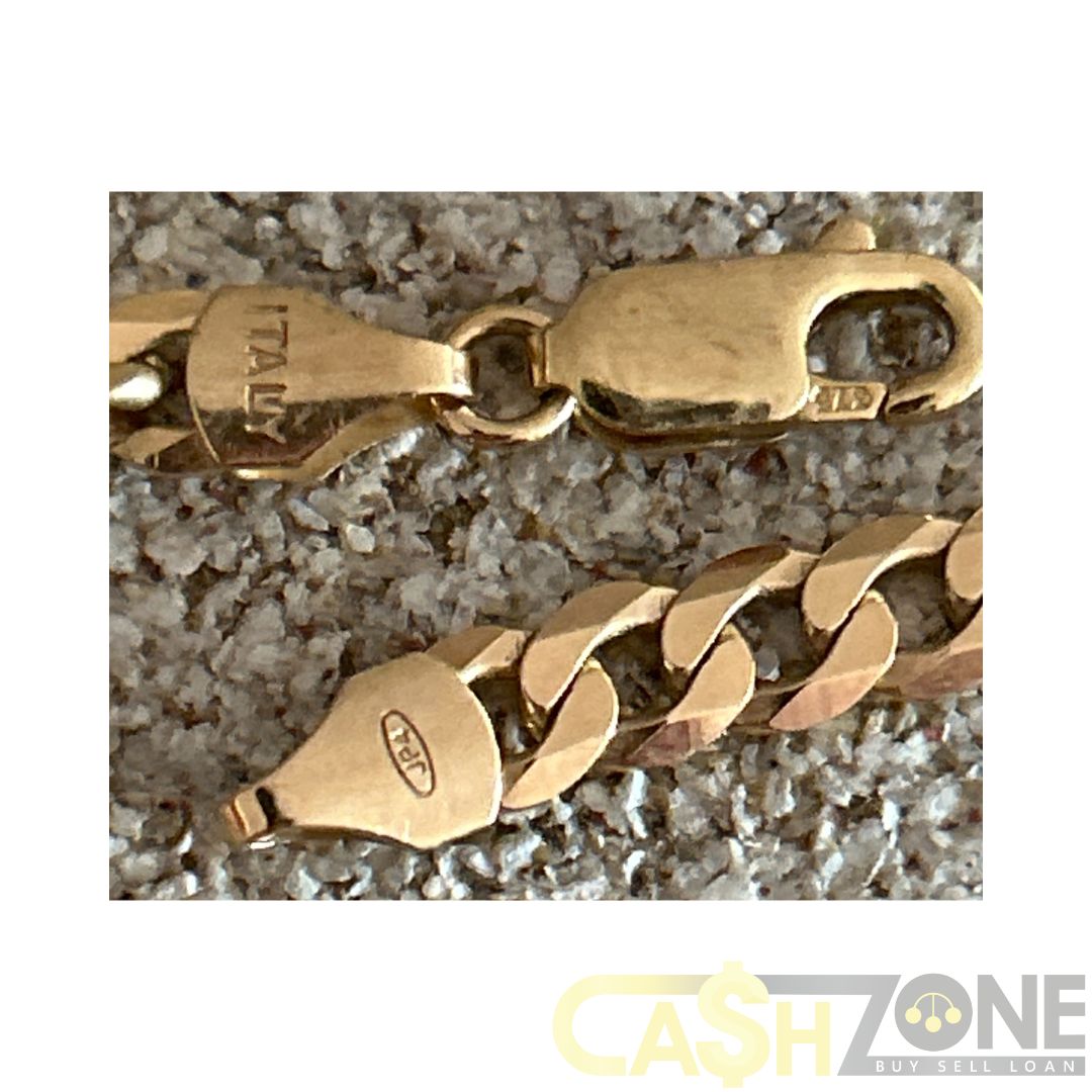 9CT Unisex Yellow Gold 60cm Curb Chain Necklace