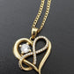 Ladies 9ct Yellow Gold Chain With Infinity Heart Pendant