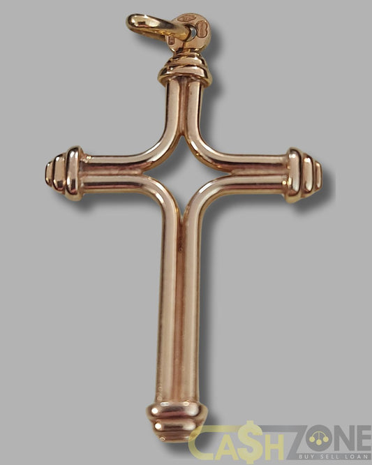 9ct Yellow Gold Cross Pendant