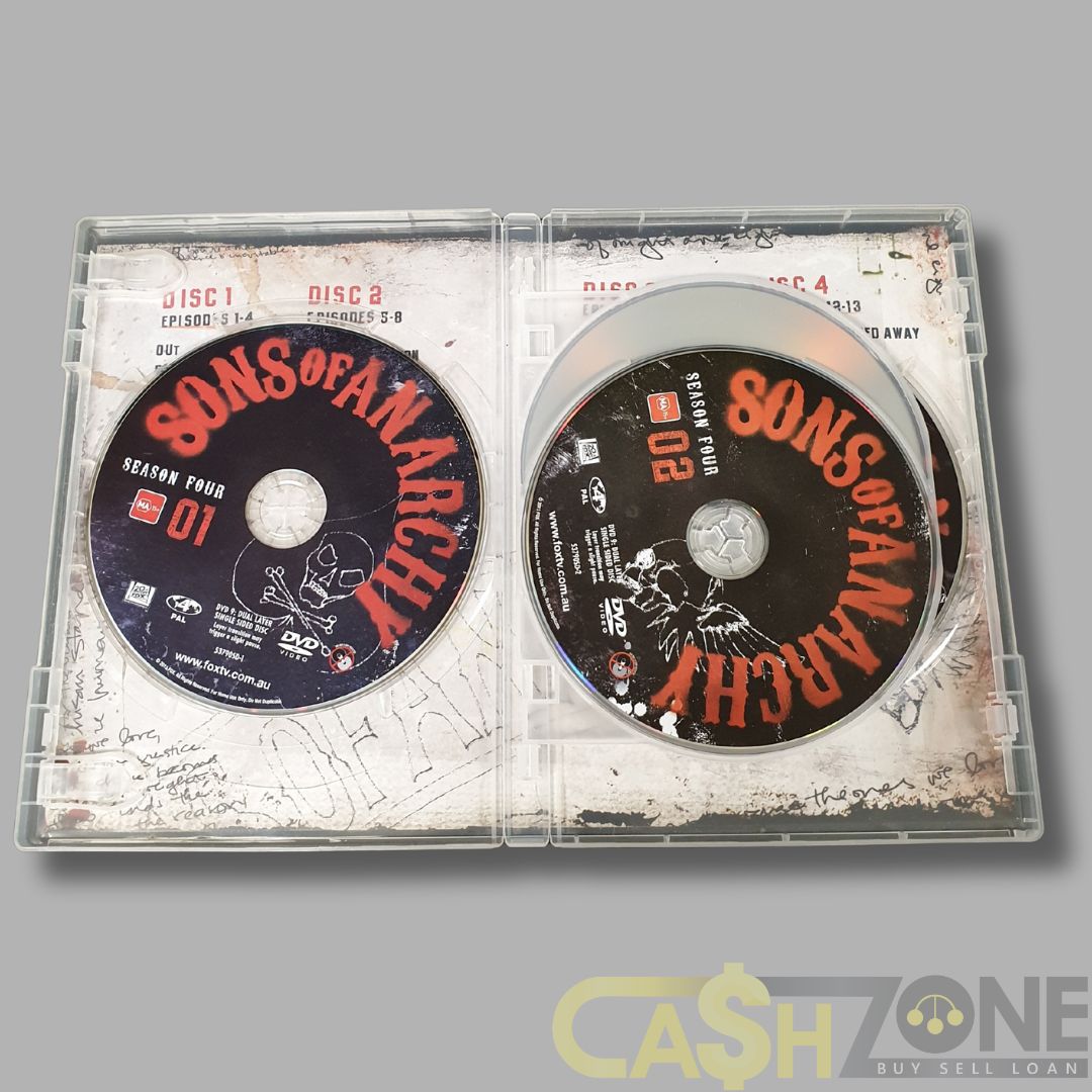 Sons Of Anarchy Season Four DVD TV Series