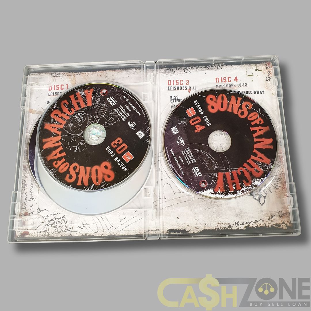 Sons Of Anarchy Season Four DVD TV Series