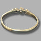 9ct Yellow Gold Ladies 3 Clear Stone Ring