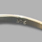 9ct Yellow Gold Ladies 3 Clear Stone Ring