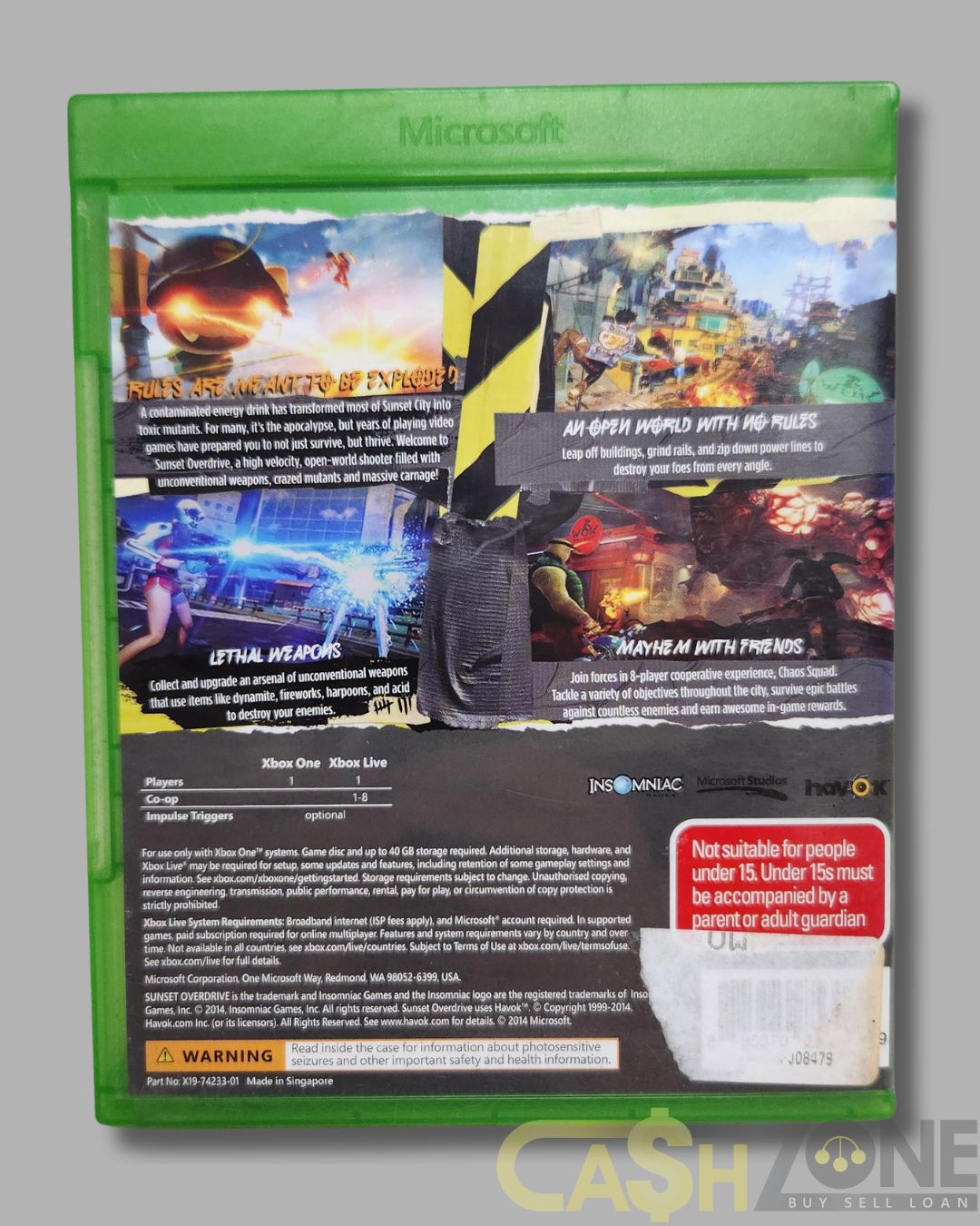 Sunset Overdrive Xbox One Game