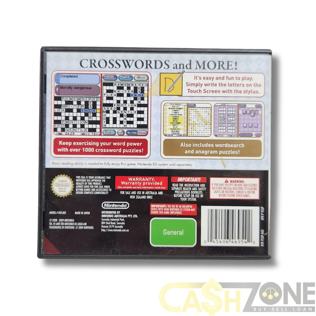 Crossword Collection Nintendo DS Game