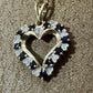 LADIES 9CT YELLOW GOLD HEART PENDANT