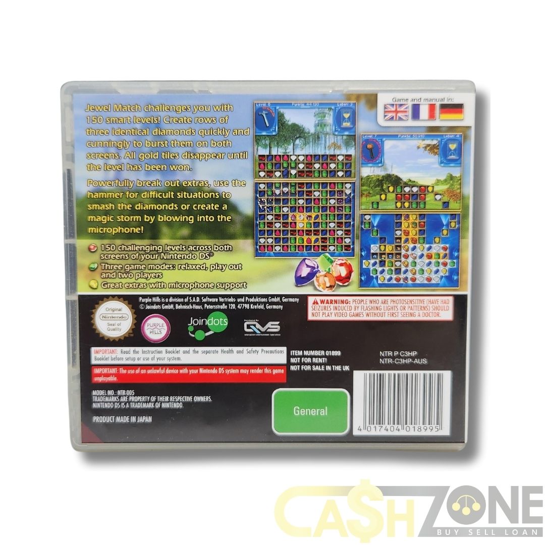Jewel Match Nintendo DS Game