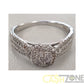 Ladies 10CT White Gold W/Clear Stones Michael Hill Ring