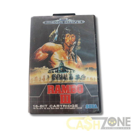 Rambo III Sega Mega Drive Game PAL