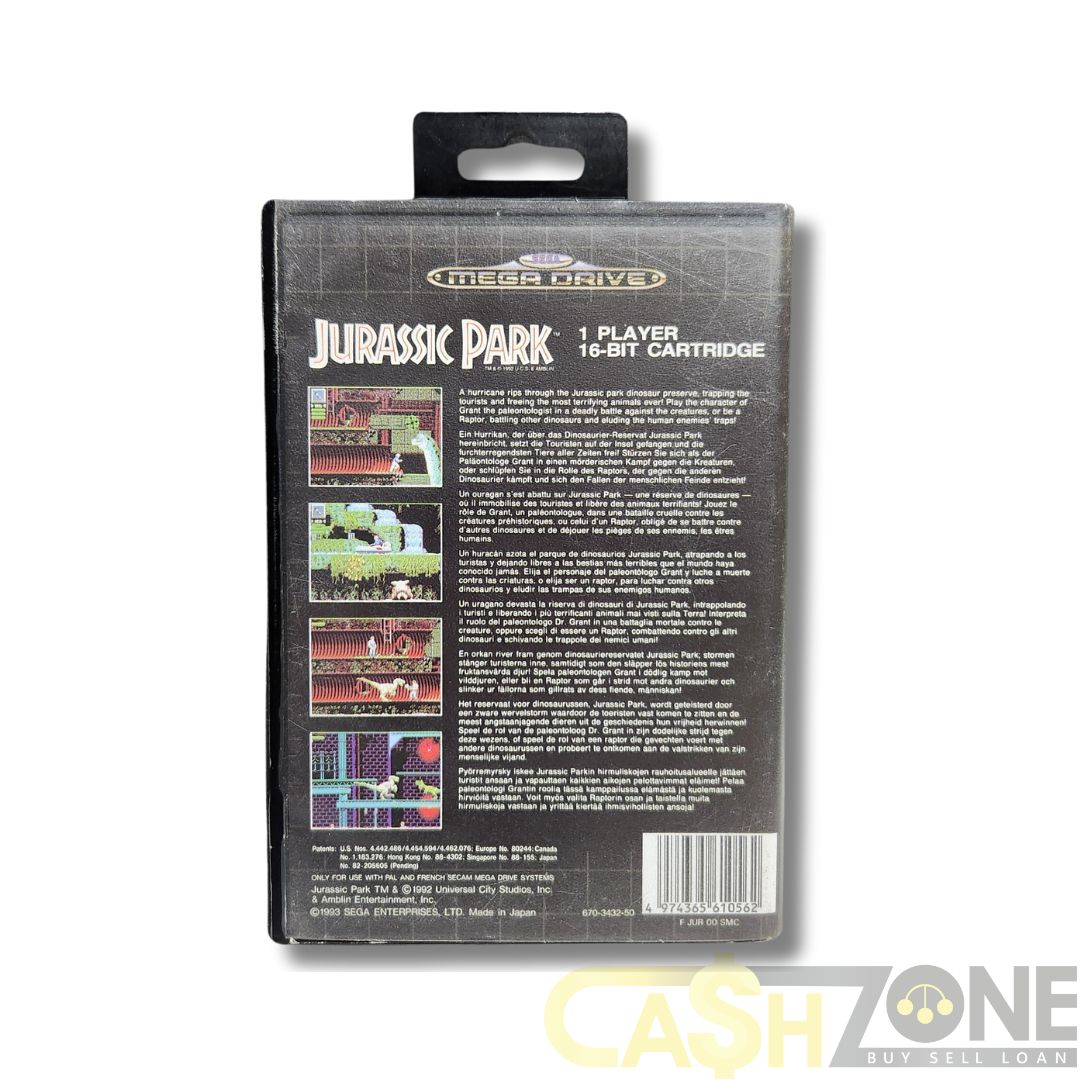 Jurassic Park Sega Mega Drive