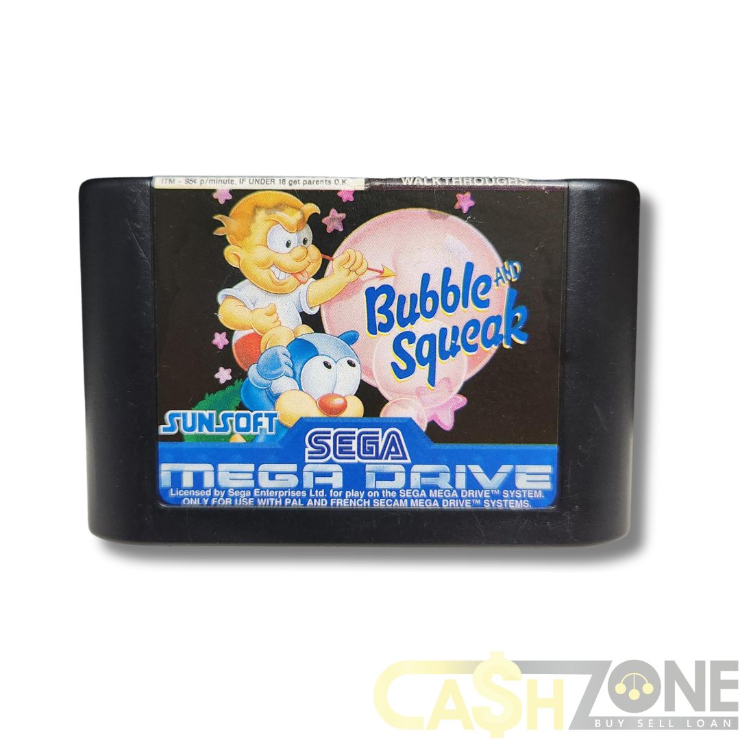 Bubble And Squeak Sega Mega Drive Game