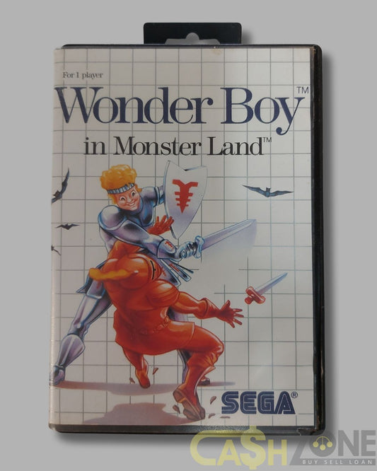 Wonder Boy In Monster Land Sega Master System Game