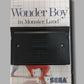 Wonder Boy In Monster Land Sega Master System Game