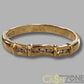 Ladies 18ct Yellow Gold Ring w/Clear Stones