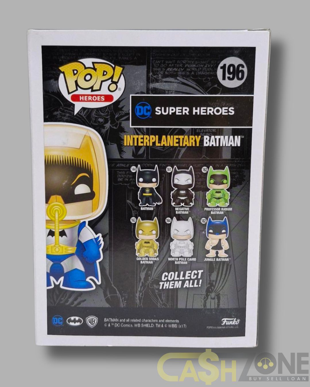 DC Super Heroes #196 Interplanetary Batman Funko Pop Vinyl 2017 Summer Con