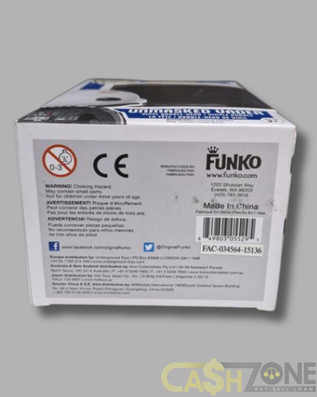 Star Wars #43 Unmasked Vader Funko Pop Vinyl