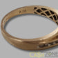 Ladies 9ct Yellow Gold Ring W/Clear Stones