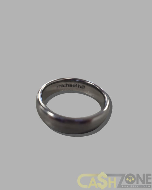 Men's Grey Tungsten Ring