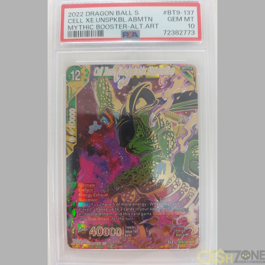 Cell Xeno Unspeakable Abomination #BT9-137 SCR Alt Art PSA 10 Gem MT